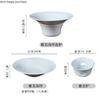Round Pure White Ceramic Plate Soup Plates Furnace Heating and Holding Plate Dinner Plates Fruit Salad Bowl Dessert Bowl Dish