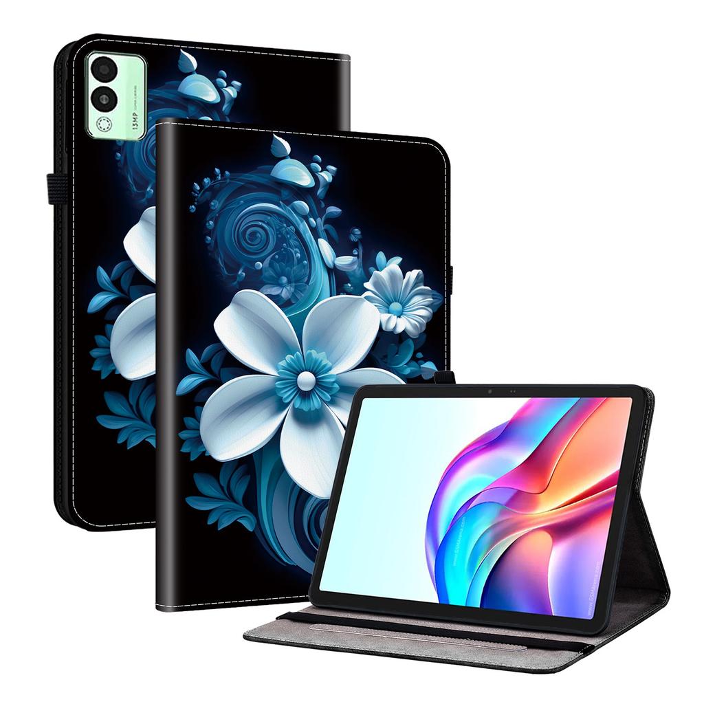 Pouzdro z PU kůže pro tablet Tecno Megapad 11 - 11 stylů! Odolný, se 2 sloty na stojánek, držákem na pero a sloty na karty, flexibilní zadní kryt z TPU