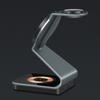 15w All In One Portable 3 In 1 Magnetic  Wireless Charger Multifunction 15W Fast Charging Dock Transparent Design Vertical Charger