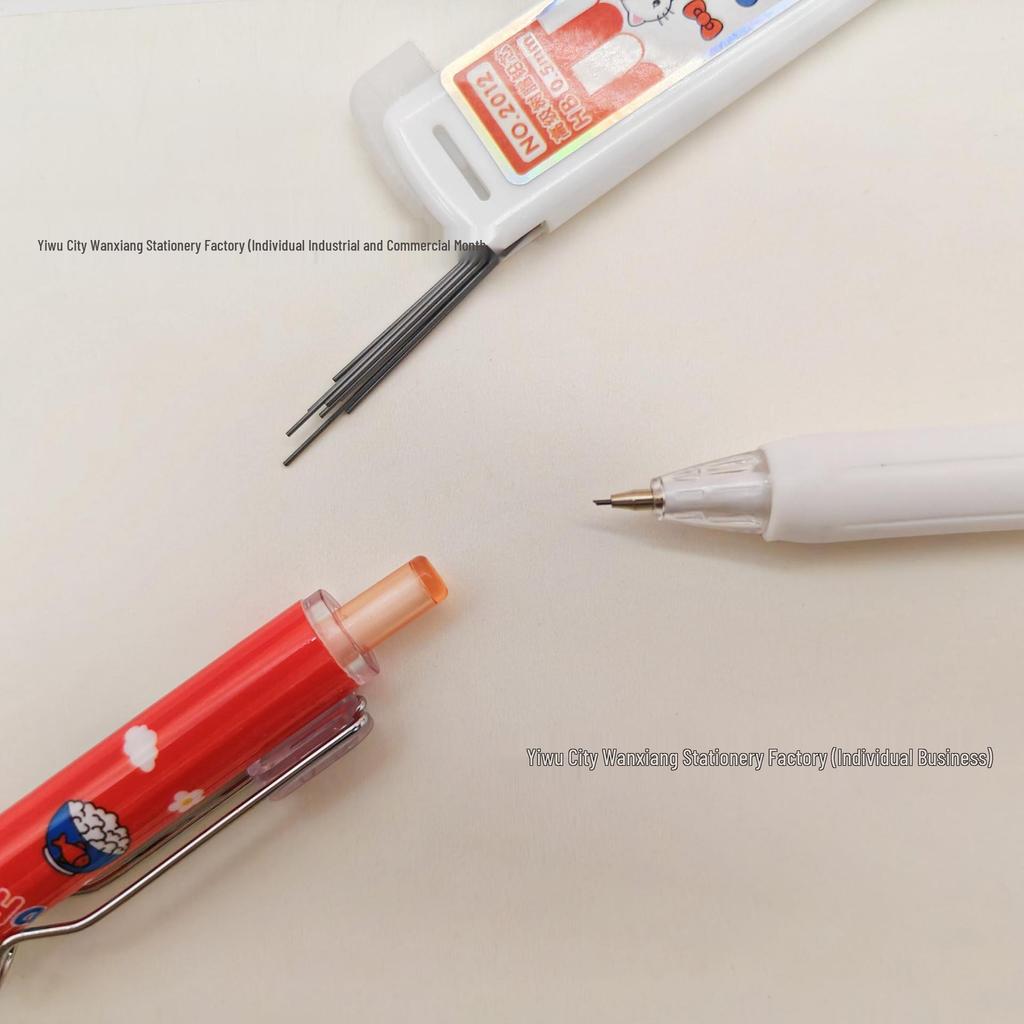 Hello Kitty No-Sharpen Click Pen & Refill Set for Kids