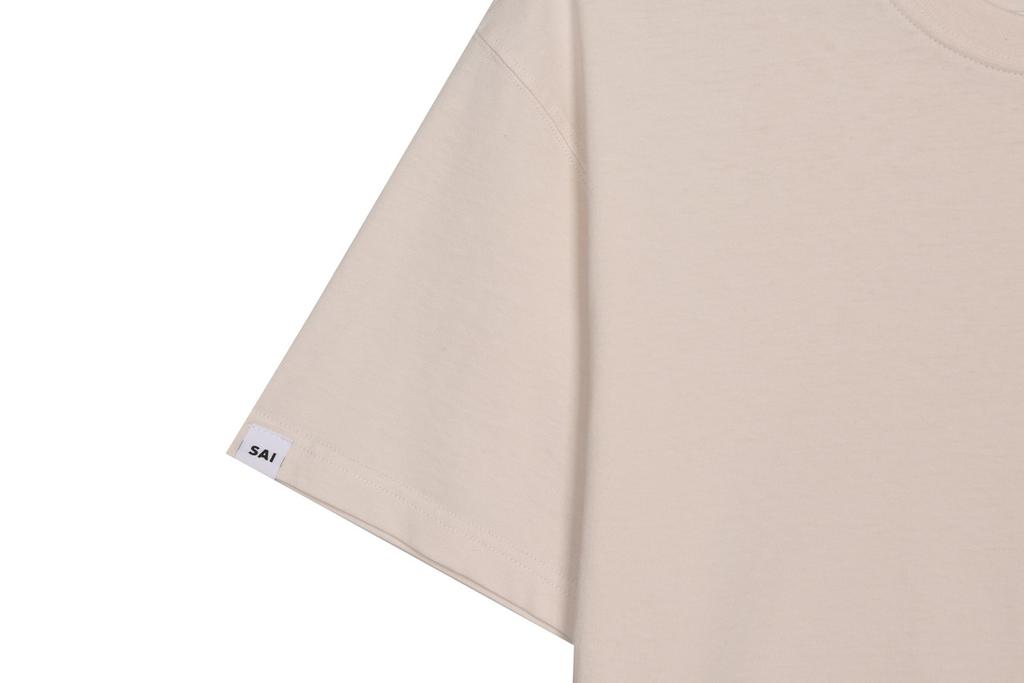 SAAI 003 ‘A’ Logo T-Shirt (Embroidery) Cream