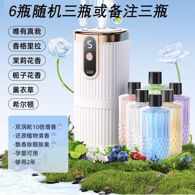 Car-Mounted and Household Digital Display Timer Fragrance Diffuser for Rooms, Bathrooms, and Bedrooms, Essential Oil Perfume Spray Automation