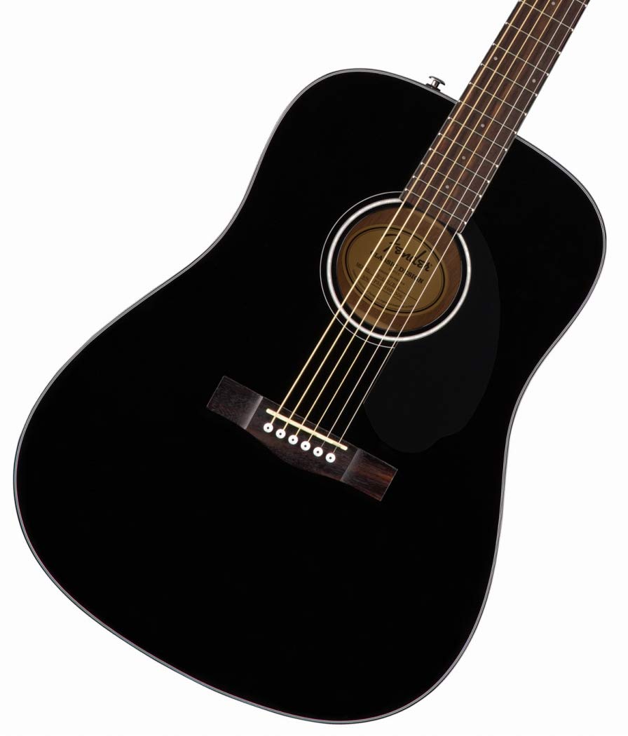 

Fender Acoustic Guitar Walnut Black Soft Case Included CD-60S Dreadnought, Fingerboard, чёрный