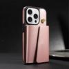 Wallet Shoulder Strap Phone Case For iPhone 16 15 14 13 12 11 Pro Max Fashion Lanyard Leather Card Slot Cover For 16 15 14 Plus