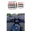 Clear Transparent Surface Maintenance Reminder Label Car Service Sticker  Auto Repair Shop