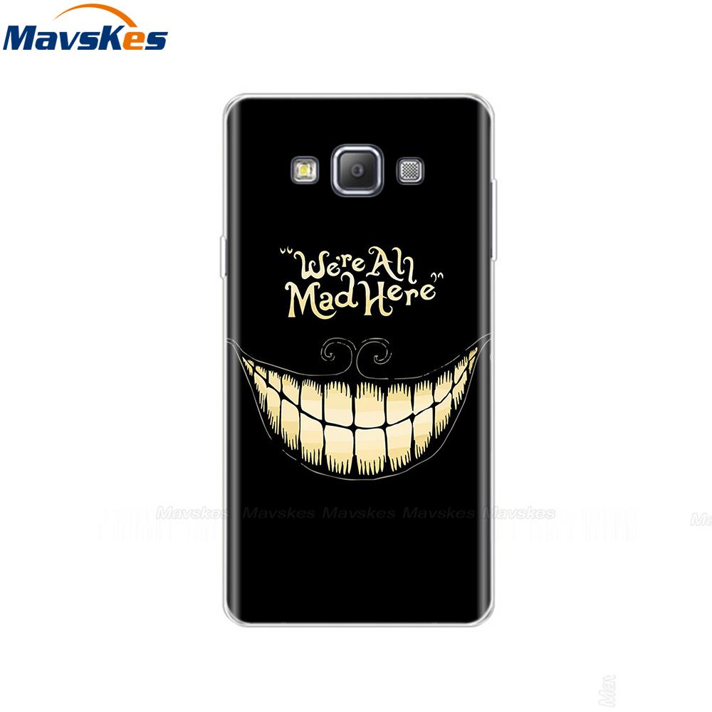 Silicon Phone Case For Samsung Galaxy A3 2015 Flower Cat A300 Soft TPU Back Cover For Samsung A3 2015 A300H A3000 SM-A300F pop
