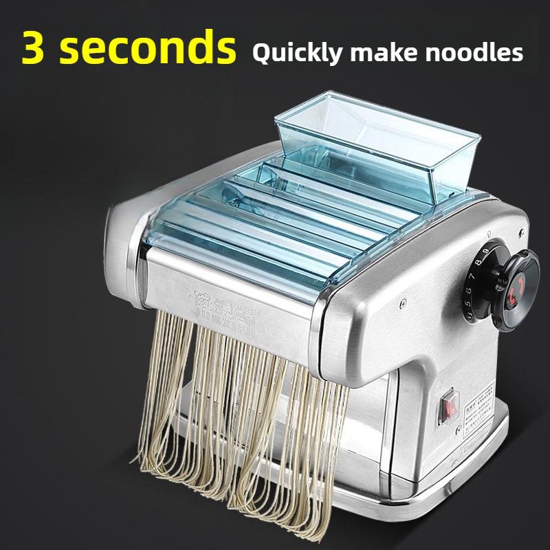 Stainless Steel Dumpling Wrapper Machine Household Electric Noodle Press Machine Commercial Pasta Noodle Maker