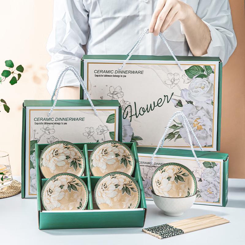 Ruhan Ceramic Panda Tableware Gift Set