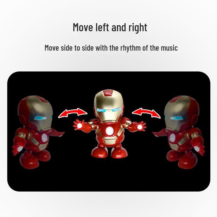 TikTok Dancing Iron Toy: Musical Light-Up Robot for Kids