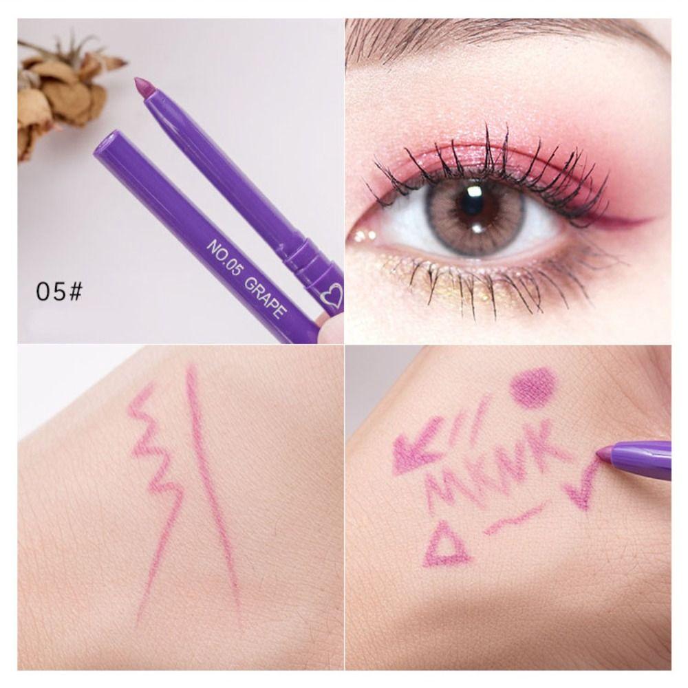 Myk Eyeliner Blyant Langvarig Øyenskygge Blyant Pigment Gel Eyeliner Penn Kvinner
