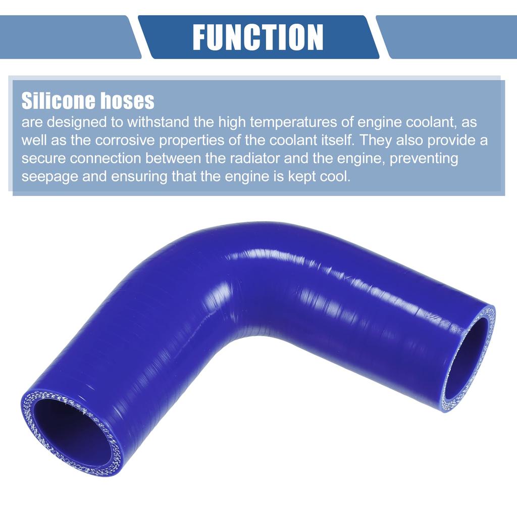 X AUTOHAUX Silicone Hose Silicone Pipe Radiator Hose 1 Piece Inner Diameter 1.3 inches