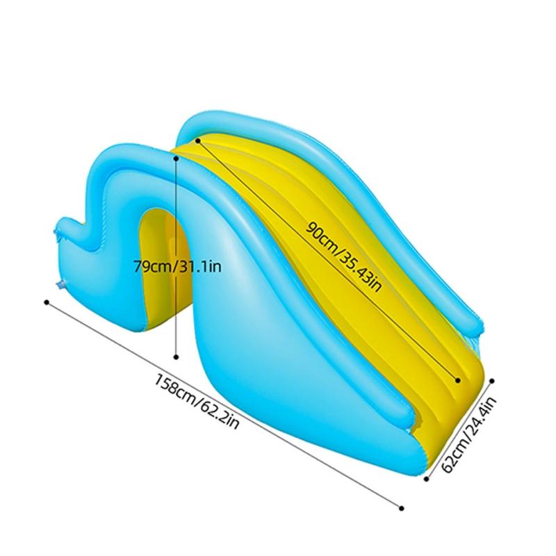 Inflatable Water Slide for Children Family Backyard Bounce Castle Waterslide Inflatable Castle Swimming Slide Kid Gift