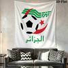 Algerian Football Wall Tapestry Aesthetic Wall Hanging Printed Fabric Blanket Decorative Tapestries for Bedroom Living Room Home Decor
