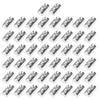 50Pcs Round Roll T Slot Spring Nut Nickel Plating Carbon Steel Connection Fittings(M8 )