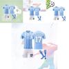 Authentic Manchester City Home Jersey Harland 9 De Bruyne 17 Adult Kids Set