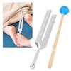 528HZ Aluminum Alloy Tuning Fork Wood Hammer Sound Healing Therapy Tool Set