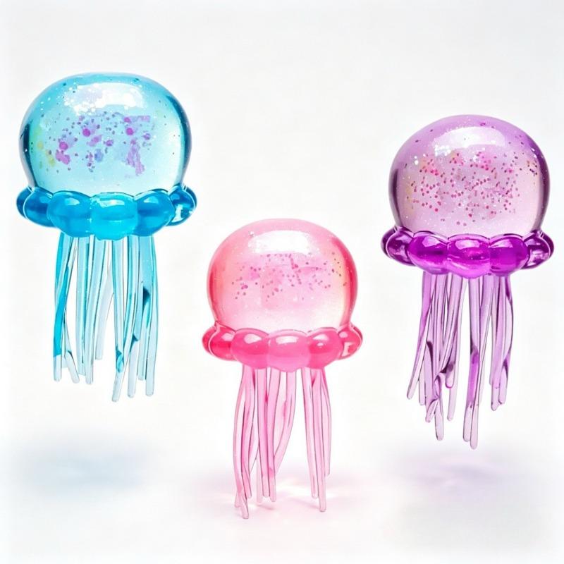 Jellyfish Octopus Squeeze Toy Stress Relief Creative Novelty Animal Fidget Toy