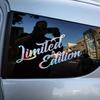 Limited Edition Car Windshield Stickers Auto Windscreen Side Window Waterproof Decor Decals Rainbow Colors Hologram Sticker