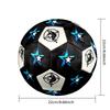 1PC Starlit Geometric Wolf Cross Soccer Ball Size 5 Football Machine Sewn Indoor/Outdoor Universal Football Gift W18