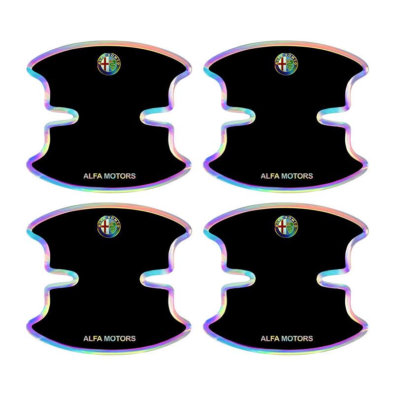 Alfa Romeo Giulia/Stelvio 7-Color Epoxy Scratch-Resistant Door Bowl Sticker