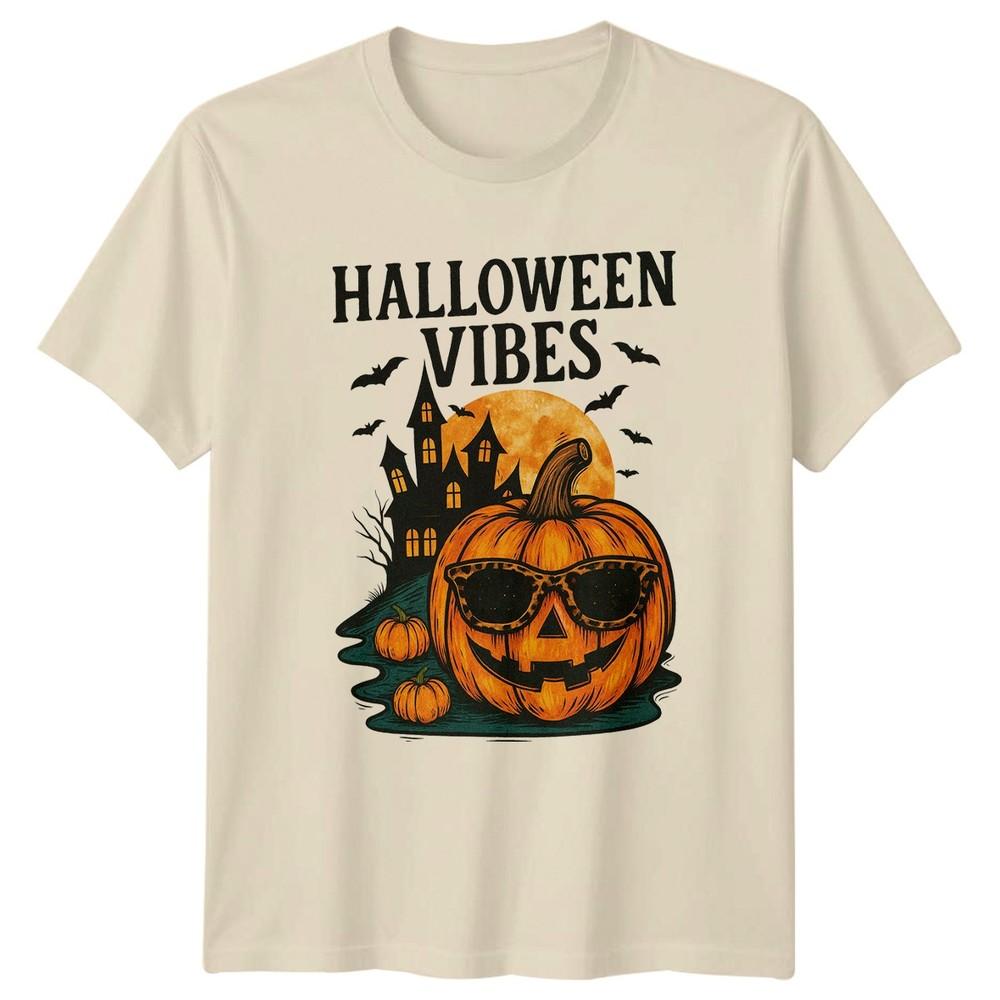 Halloween Vibes TShirt Autumn Halloween Gift For Him And Her