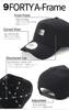 9FORTY AFrame Cap 14550994 N840AF490 Black Black Metal Plate ONSPOTZ Exclusive Metal Plate Hat Snapback 940 Seasonal Coordination Popular Size Sticker