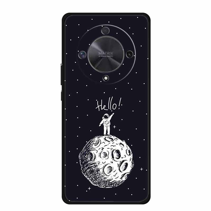 Gift Phone Cases for Honor X9a TPU Soft Silicone Back Cover for Huawei Honor X9 X 9A Funda Honor X9b X 9 a b Coque Spaceman Moon