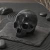 Resin Skull Ornament Dark Halloween Prop Style Skull Sturdy