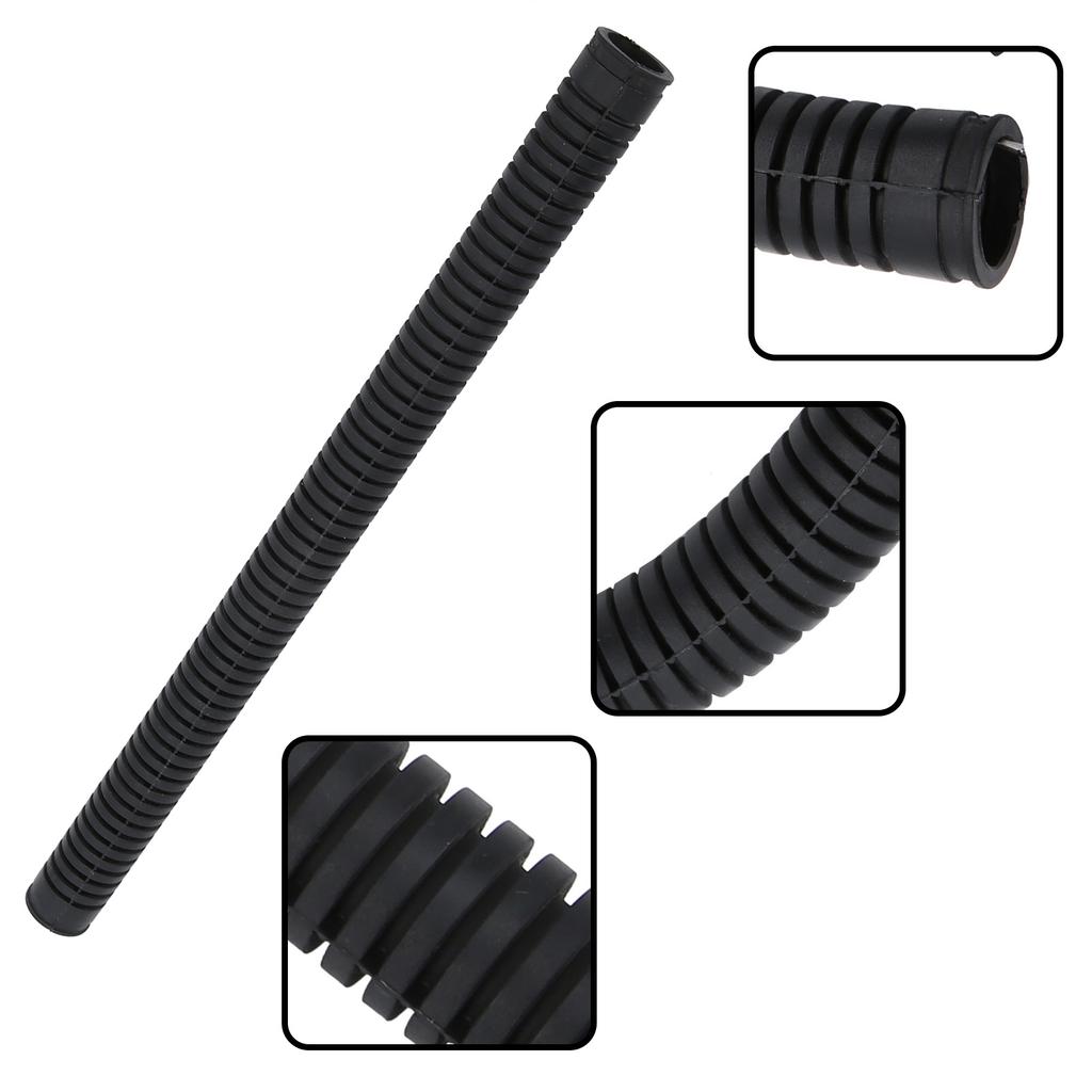 18in Rubber Scuba Diving Round Corrugated Inflator Exhaust Hose  Universal Dive Protection Charge Relief Pipe Diving Accessories
