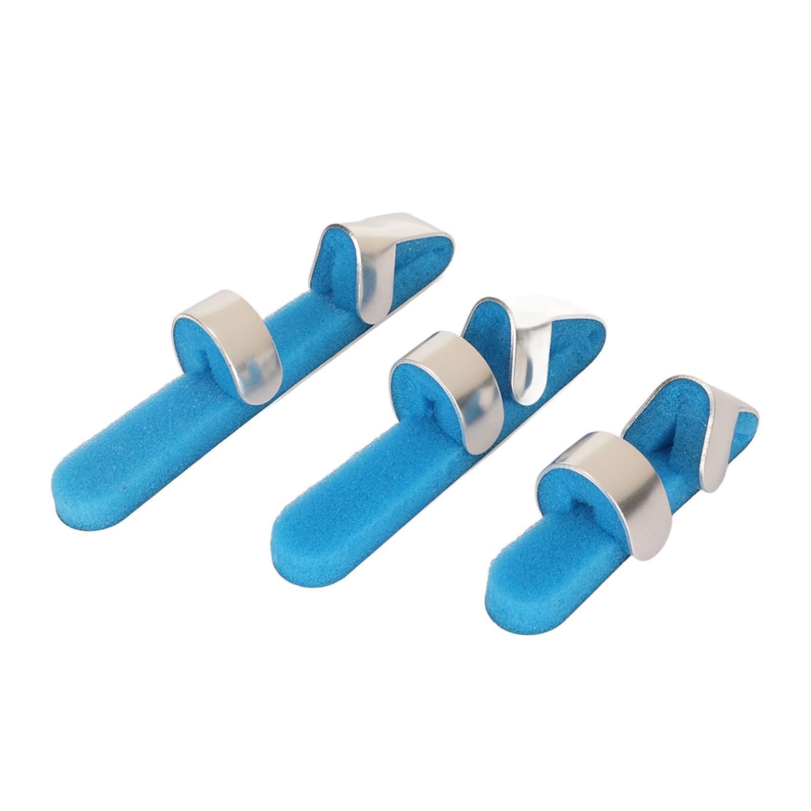 

3 шт. металлическая губчатая подкладка для пальцев из алюминиевого сплава королевского синего цвета, легкая бейсбольная подкладка