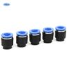50PCs Air Pipe Plug Pneumatic Cap Plastic Brass Quick Insert PPF Oval Release Ring Hotel Use