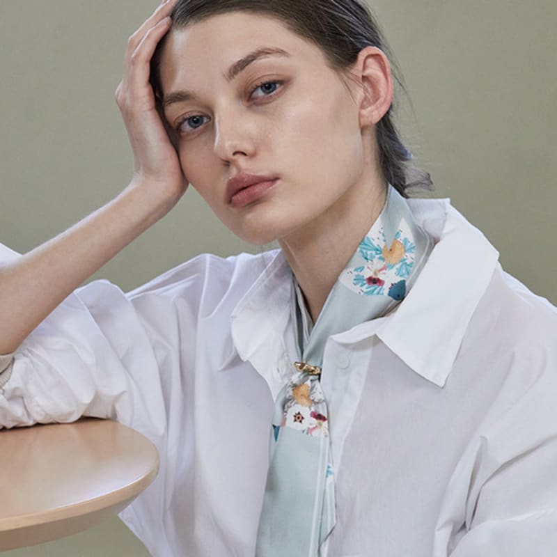 ANA MAISON Dulgi Twilly Silk Scarf [PMT-1406]