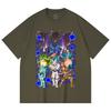 230 Gsm 100% Cotton Dragon Ball V38 Dragons Print Unisex Heavy Cotton T Shirt