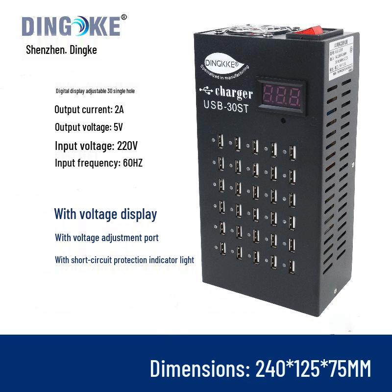 USB Multi-Port Charger: 10-100 Port Station with PD/QC3.0 Fast Charging - Charger King