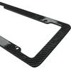 Number Plate Holder Carbon Fiber Car License Plate Frame Holder Car License Plate Frame Label Universal Auto Parts License Plate Covers Frames 6