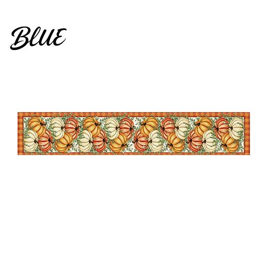 Rustic Farmhouse Table Leaf Pattern Fall Pumpkin Harvest Runner Runner Thanksgiving And Maple Linen Decor