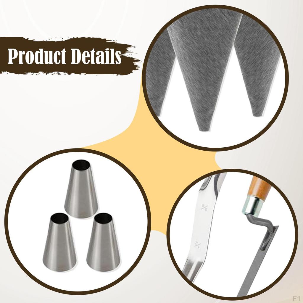 Grout Bag High-quality Mortar Joint Filler with Stainless Steel Tip Ideal for Tiling Work