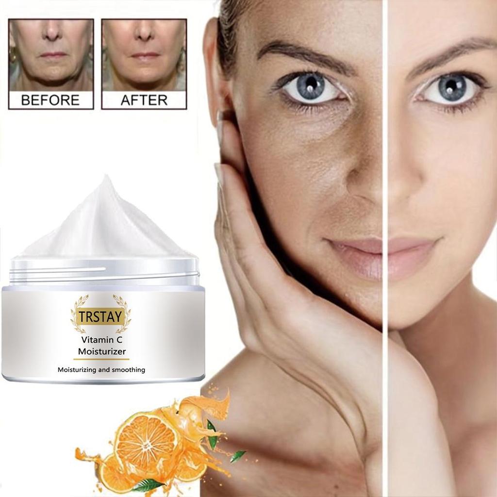 Vitamin C Brightening Moisturizing Cream To Brighten Skin Tone, Firm Skin and Reduce Dullness
