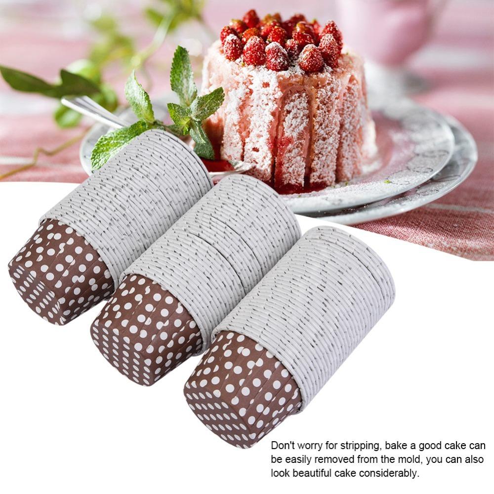 100PCS Paper Cupcake Liner Grease Resistant Baking Cup New Muffin Baking Cup  Dessert Decoration