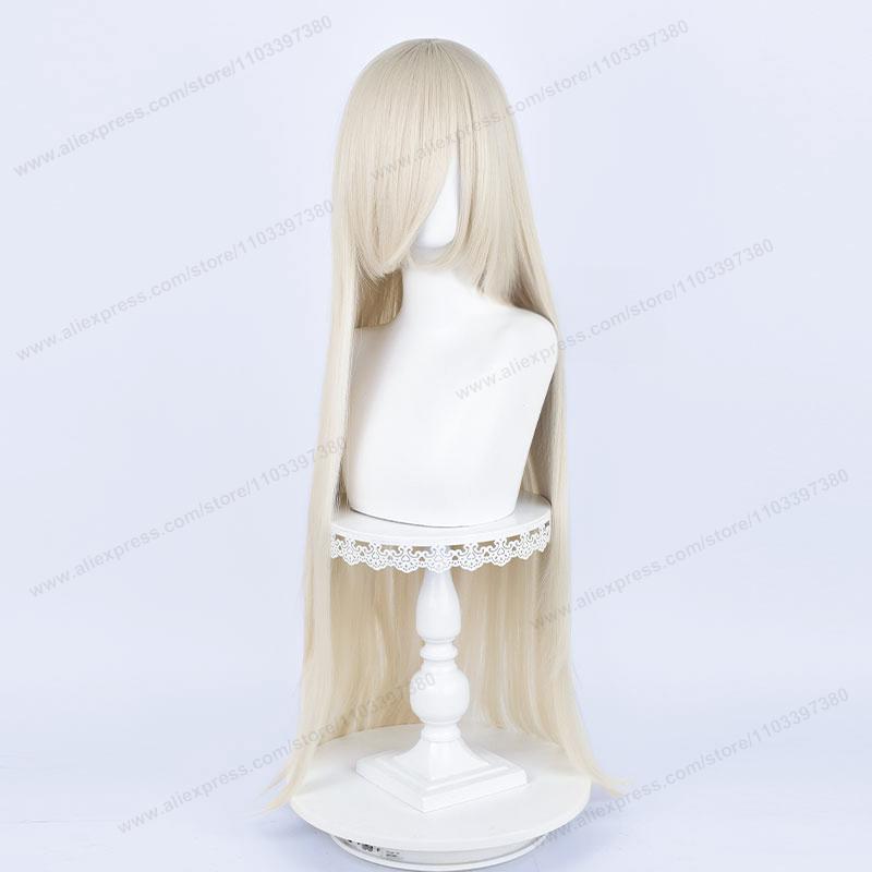 Anime 100Cm Long Staight Cosplay Synthetic Wig Black White Red Pink Brown Gold Blue Women Heat Resistant Hair High Quality Wigs