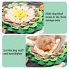 Dog Puzzle Feeder Mat Dog Feeding Game Slow Feeder Cognitive Stimulation Puppy Interactive Toys For Mental Enrichment Boredom