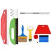 Comprehensive 7 Pieces Wallpaper and Paint Tool Set Convenient for Home Improvement and Professional Casual Use