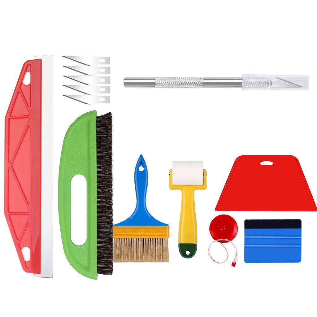 Comprehensive 7 Pieces Wallpaper and Paint Tool Set Convenient for Home Improvement and Professional Casual Use