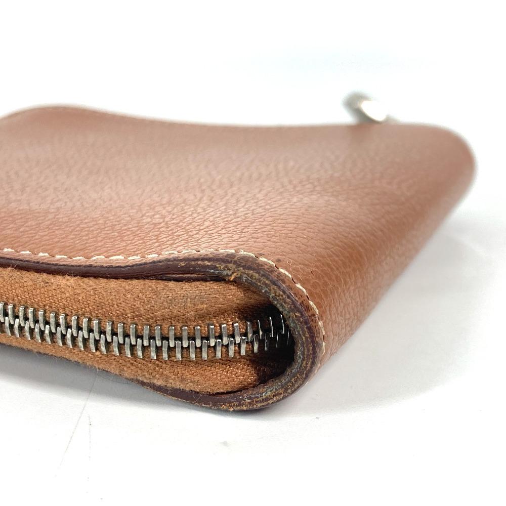 Hermes Zip Around Zip Ungo Horse Compact Wallet Billfold Folded Wallet