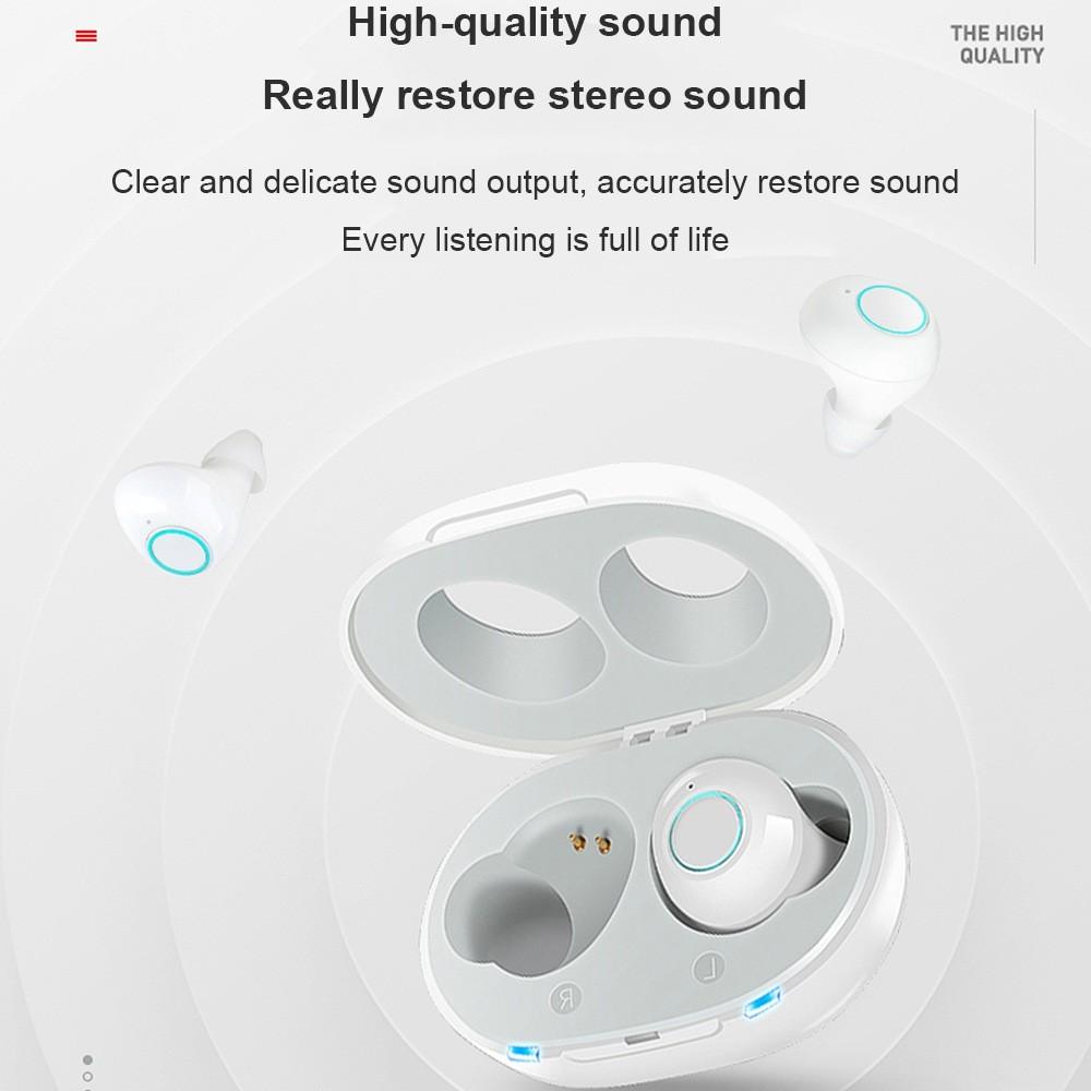 1 Pair Mini Rechargeable Hearing Aid Invisible Digital Audiphone CIC Sound Enhancer Professional Voice Amplifier