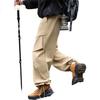 JEEP Men's Casual Pants, Cargo Pants for Spring And Summer, Hiking Trousers, Outdoor Sports Pants for Men, Black, Size L