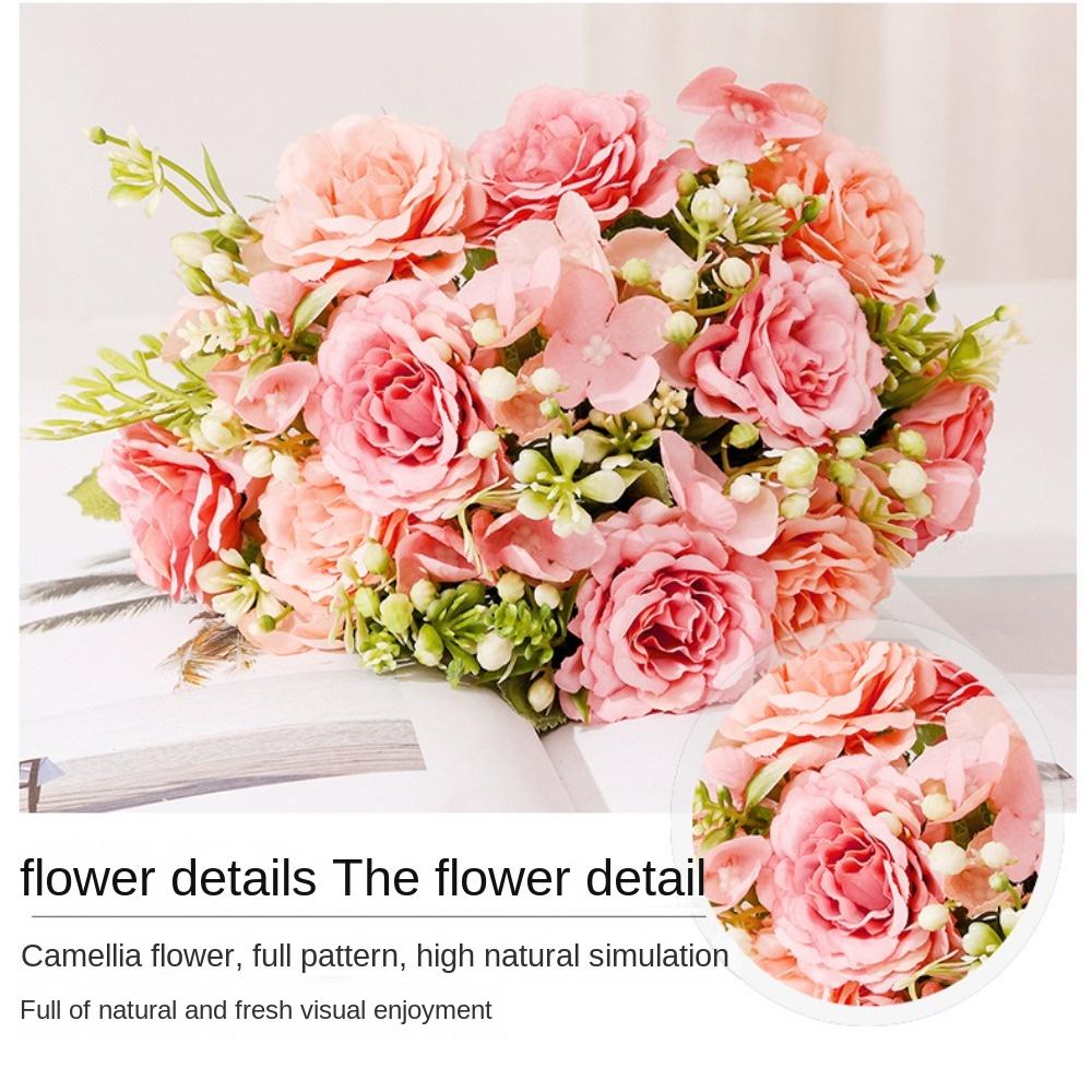 Terrain Model Landscape Simulated Flower Fake Flowers Artificial Silk Flowers Wedding Bouquet