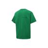 Puma Solid Color Letter Embroidery Casual Round Neck Short Sleeve T-Shirt Unisex Tops Green 536540-86