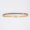 Elegant Leather Belt For Women With Alloy Buckle For Dress And Blouse Styling