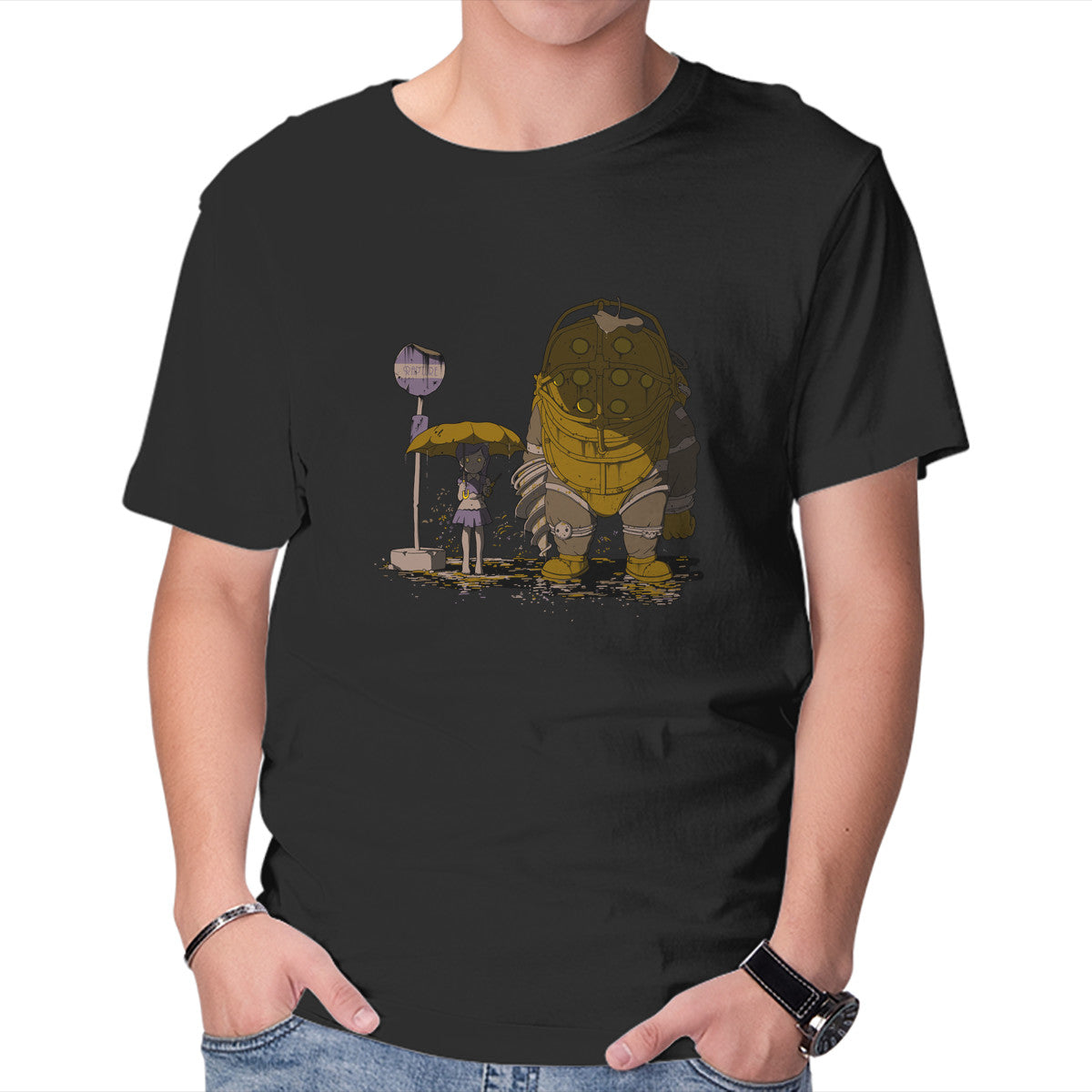 Unisex Crew Neck T-Shirt Big Friend Graphic Short Sleeve Casual Tee XS